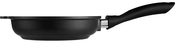 Черная алюминиевая сковорода «Проотель» (диаметр 20 см)