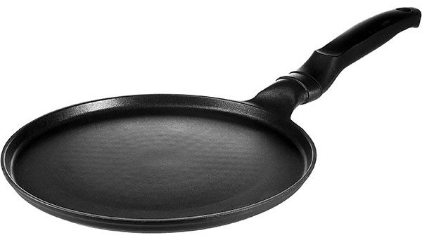 Сковорода для блинов «Проотель»;алюм.литой,пластик;D=240,H=15мм