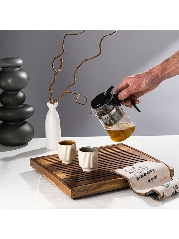 Чайник заварочный «Гунфу» с фильтром;термост.стекло,поликарбонат;0,5л;D=85,H=145,L=140мм;прозр.