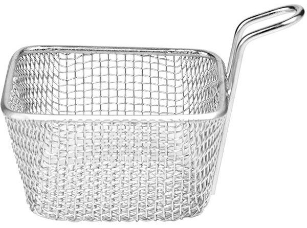 Корзинка для картофеля фри «Проотель»;сталь нерж.;,H=60,L=105,B=90мм