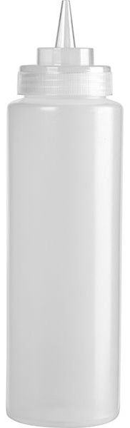 Прозрачная пластиковая емкость для соусов (объем 0,69 л.)