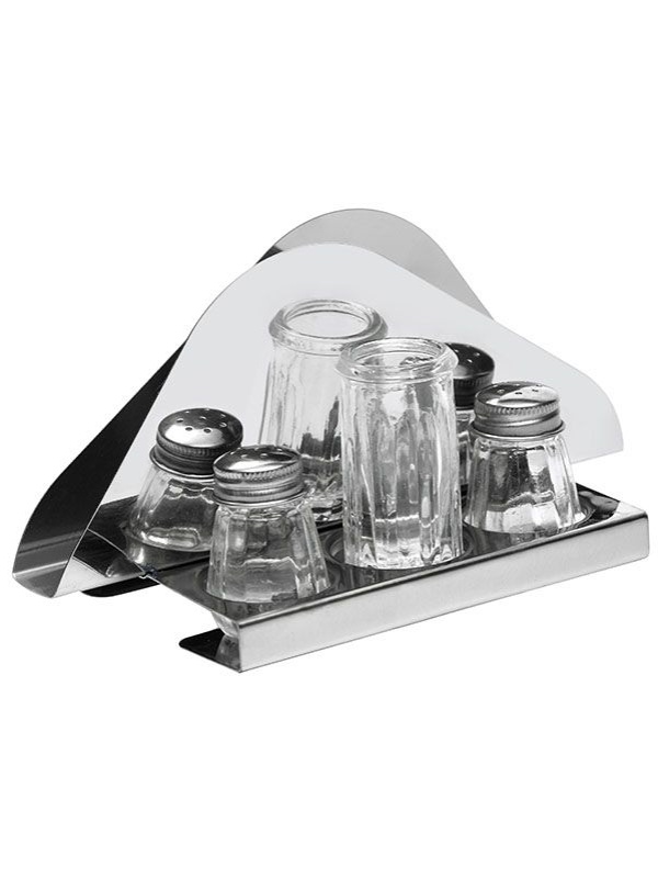 Набор для специй с салфетницей и стаканом для зубочисток