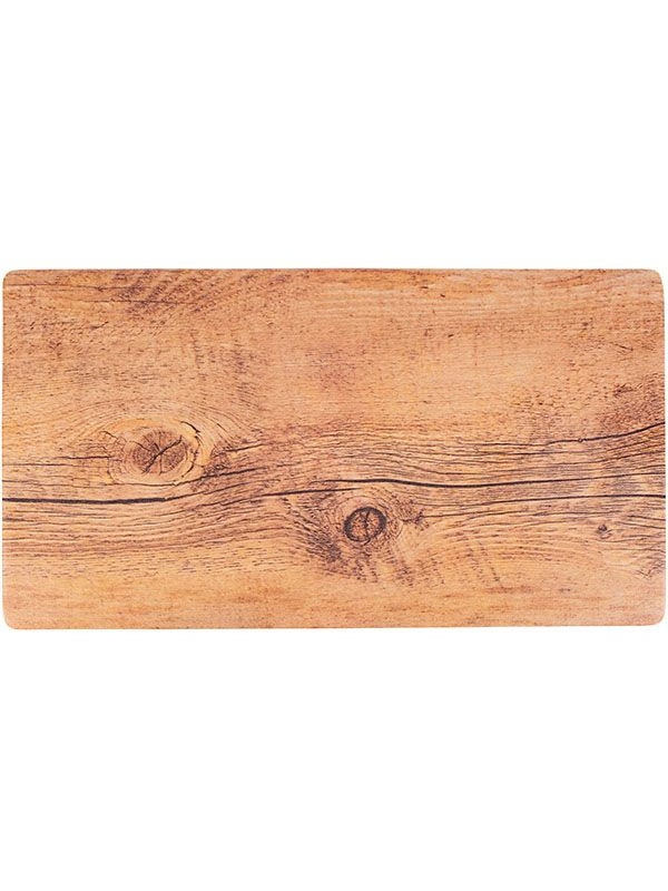 Блюдо для подачи;пластик;,H=15,L=320,B=170мм;св.бежев.