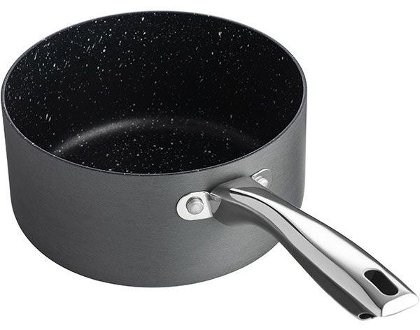 Сотейник «Уитфорд»;алюм.литой,сталь нерж.;2л;D=18,H=9см;граф.,черный