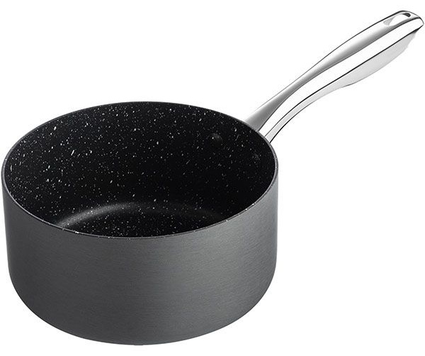 Сотейник «Уитфорд»;алюм.литой,сталь нерж.;2л;D=18,H=9см;граф.,черный