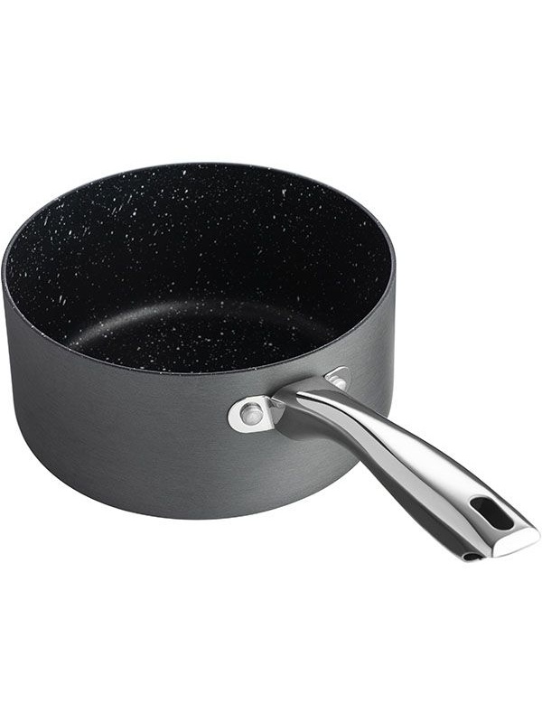 Сотейник «Уитфорд»;алюм.литой,сталь нерж.;2л;D=18,H=9см;граф.,черный