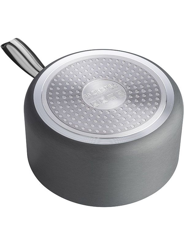 Сотейник «Уитфорд»;алюм.литой,сталь нерж.;2л;D=18,H=9см;граф.,черный