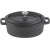 Кастрюля для запекания «Эмбер Каст Мэтт»;чугун;250мл;,H=70,L=125,B=90мм;черный
