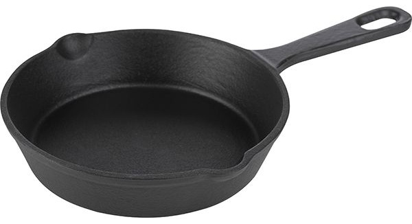 Сковорода «Эмбер Каст Мэтт»;чугун;D=145,H=30мм;черный