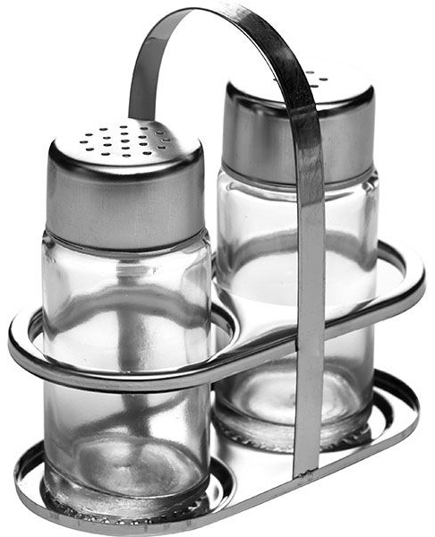 Набор для специй - солонка и перечница на подставке