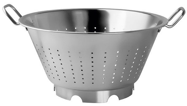 Дуршлаг «Проотель»;сталь нерж.;D=40,H=23,B=50см;металлич.