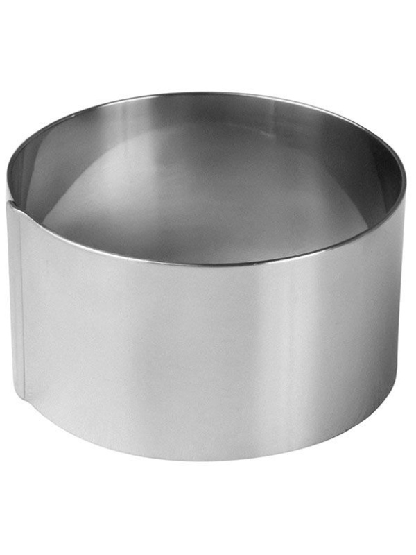 Кольцо кондитерское «Проотель»;сталь нерж.;D=80,H=35мм;металлич.