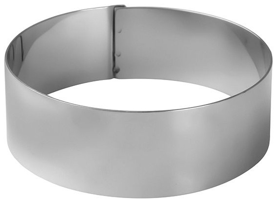 Кольцо кондитерское «Проотель»;сталь нерж.;D=100,H=35мм;металлич.