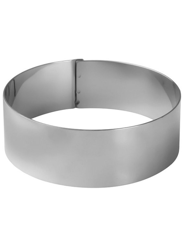 Кольцо кондитерское «Проотель»;сталь нерж.;D=100,H=35мм;металлич.