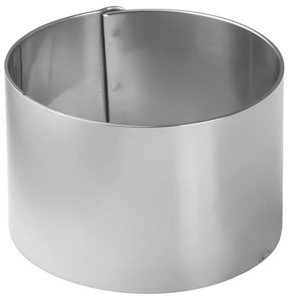 Кольцо кондитерское «Проотель»;сталь нерж.;D=6,H=4см;металлич.