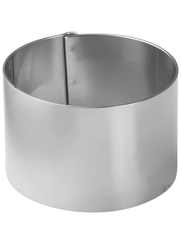 Кольцо кондитерское «Проотель»;сталь нерж.;D=6,H=4см;металлич.