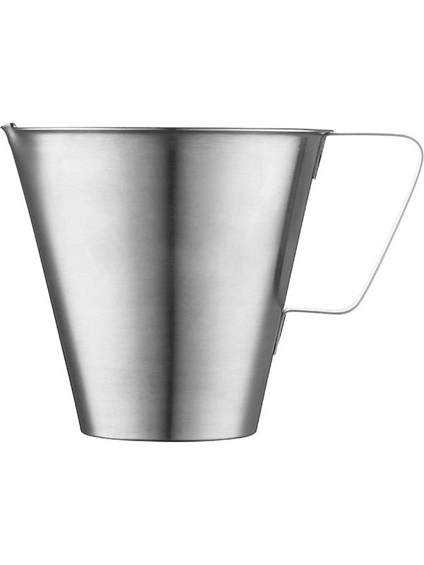 Кувшин мерный «Проотель»;сталь нерж.;1л;D=14,5,H=13см;серебрист.