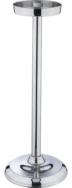 Подставка напольная для ведра «Проотель»;сталь нерж.;D=16/22,H=61,B=22см;металлич.