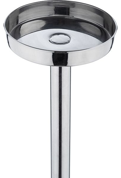 Подставка напольная для ведра «Проотель»;сталь нерж.;D=16/22,H=61,B=22см;металлич.