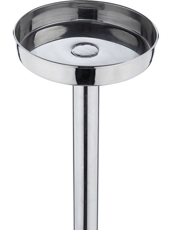 Подставка напольная для ведра «Проотель»;сталь нерж.;D=16/22,H=61,B=22см;металлич.