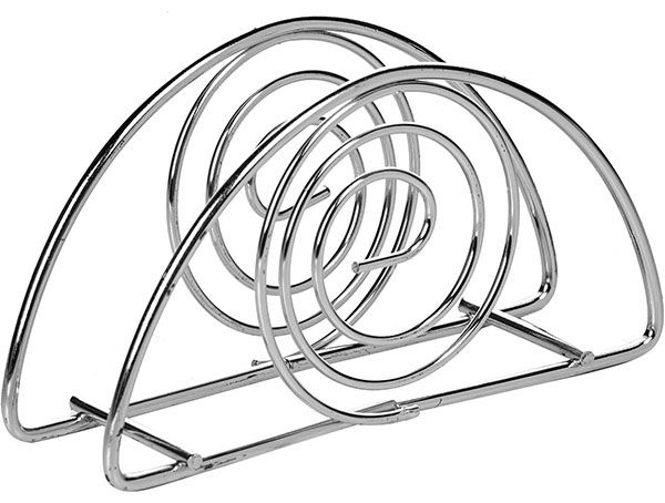 Салфетница;металл;,H=77,L=142,B=43мм;металлич.