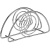 Салфетница;металл;,H=77,L=142,B=43мм;металлич.