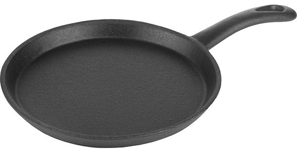 Чугунная сковорода для блинов «Эмбер Каст Мэтт» (диаметр 16 см)