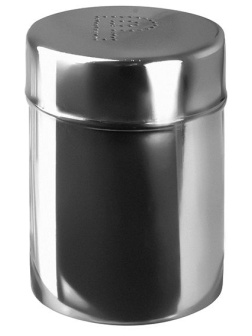 Перечница «Проотель»;сталь нерж.;296мл;D=65,H=97мм;металлич.