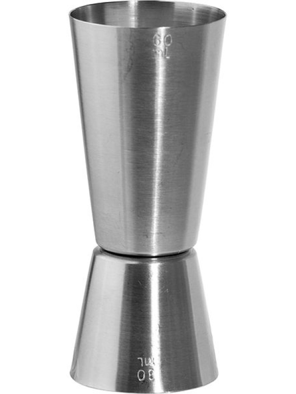 Джиггер «Пробар» 30/60 мл;сталь нерж.;D=44,H=100мм;серебрист.