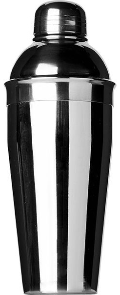 Шейкер европейский «Пробар»;сталь нерж.;0,7л;D=87,H=240мм;серебрист.