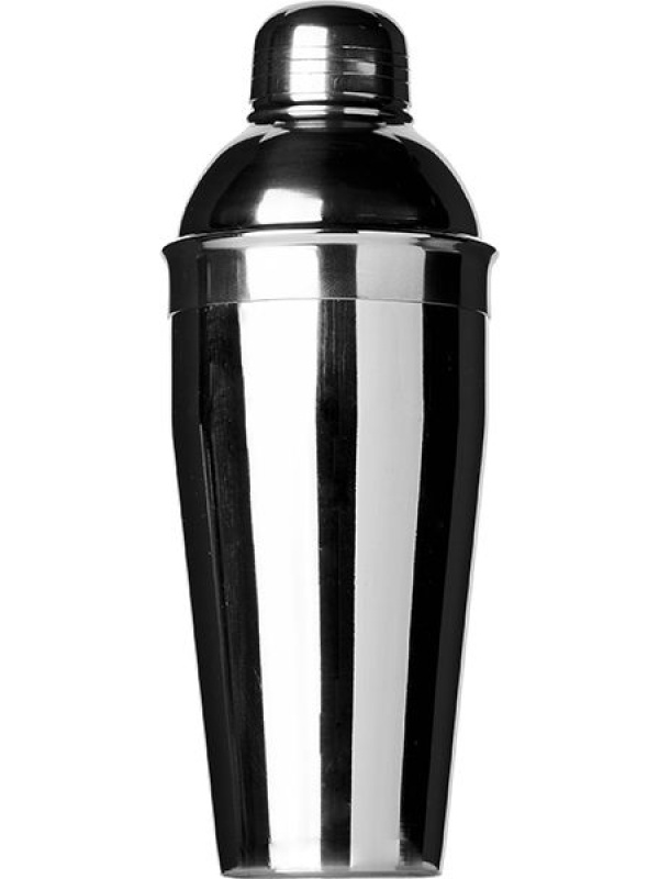 Шейкер европейский «Пробар»;сталь нерж.;0,7л;D=87,H=240мм;серебрист.