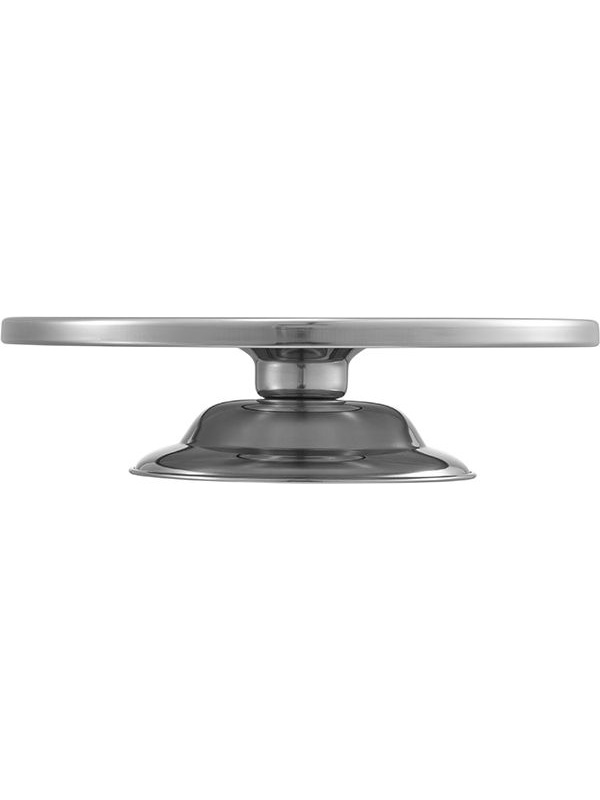 Подставка для торта «Проотель»;сталь нерж.;D=33,H=8см;металлич.