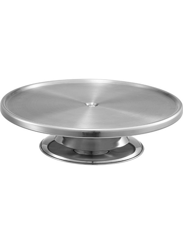 Подставка для торта «Проотель»;сталь нерж.;D=33,H=8см;металлич.
