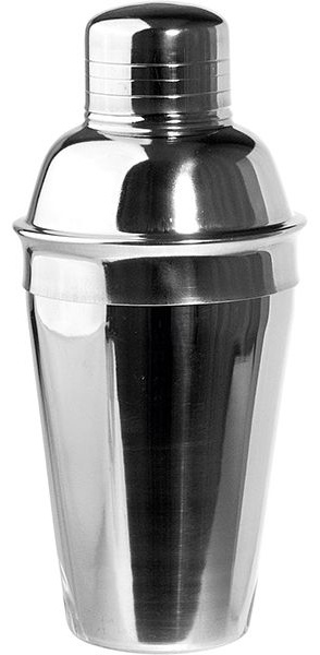 Шейкер европейский «Пробар»;сталь нерж.;360мл;D=77,H=186мм;серебрист.