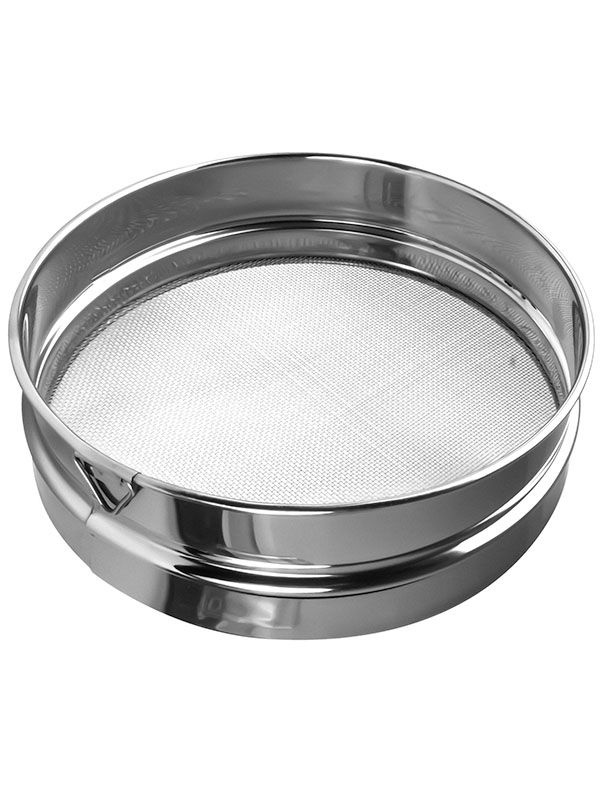 Сито для муки «Проотель»;сталь нерж.;D=40,H=6см;металлич.