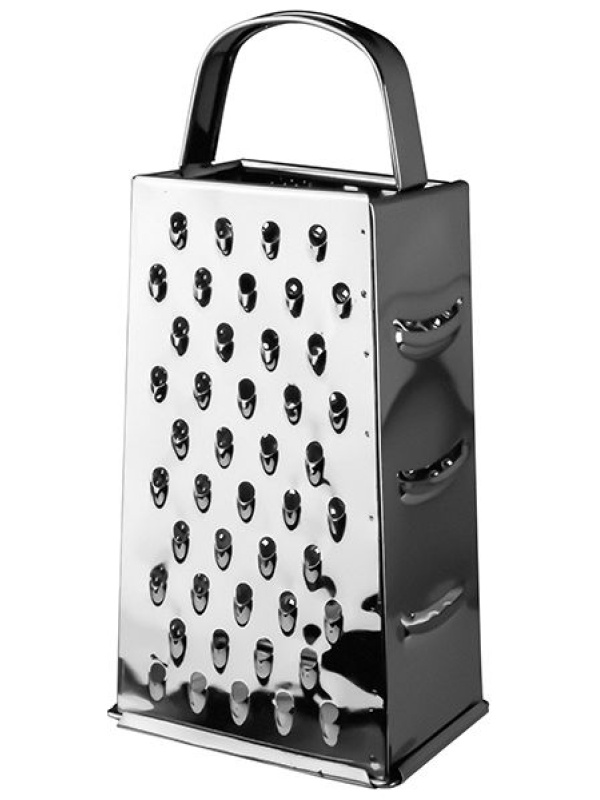 Терка 4-х сторонняя «Проотель»;сталь нерж.;,H=240,L=110,B=75мм;металлич.