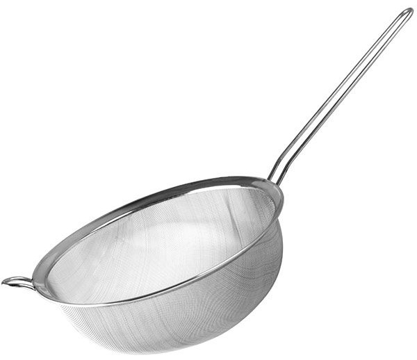 Дуршлаг-сито «Проотель»;сталь нерж.;D=24,H=9,L=49см;металлич.