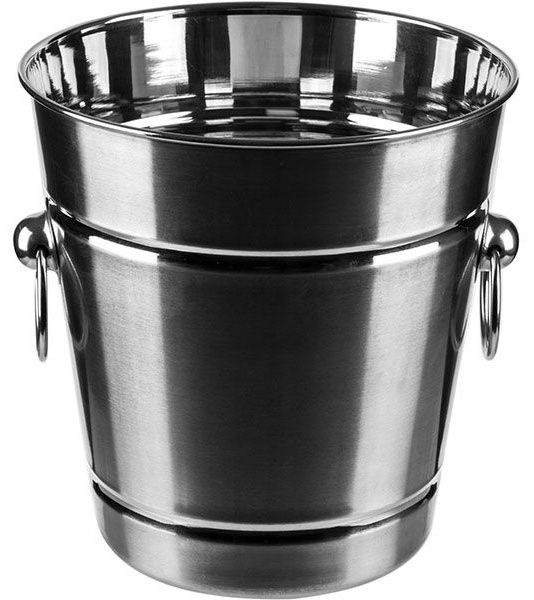 Ведро для шампанского «Проотель»;сталь нерж.;4,15л;D=20,5/13,5,H=20,B=20,5см;металлич.