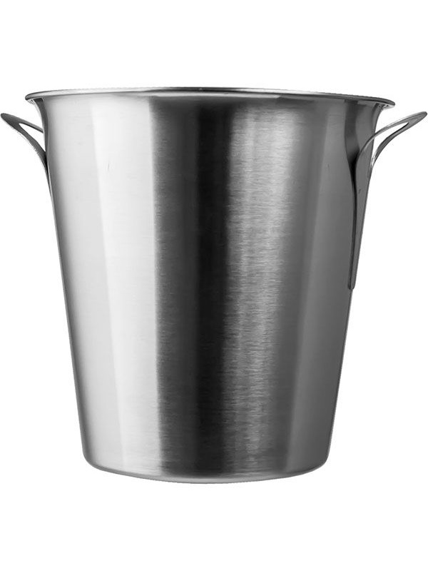 Ведро для шампанского «Проотель»;сталь нерж.;3,9л;D=25,5/14,H=20,B=21см;металлич.