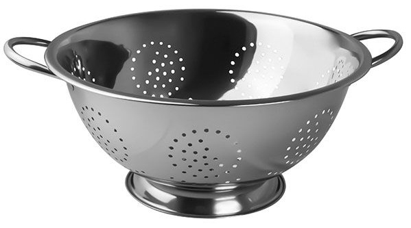 Дуршлаг «Проотель»;сталь нерж.;D=38,H=19,L=39,B=46,5см;металлич.