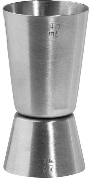 Джиггер «Пробар» 20/40 мл;сталь нерж.;D=45,H=75мм;серебрист.