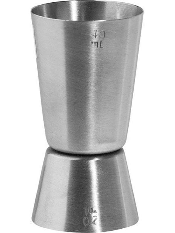 Джиггер «Пробар» 20/40 мл;сталь нерж.;D=45,H=75мм;серебрист.