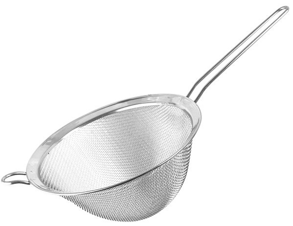 Сито-конус «Проотель»;сталь нерж.;D=16,H=11,L=35см;металлич.