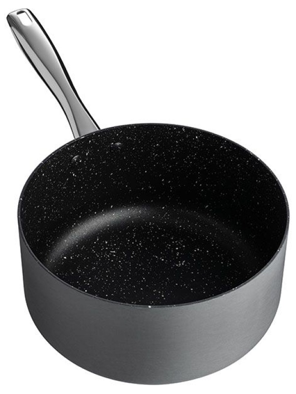 Сотейник «Уитфорд»;алюм.литой,сталь нерж.;4л;D=22,H=11см;граф.,черный