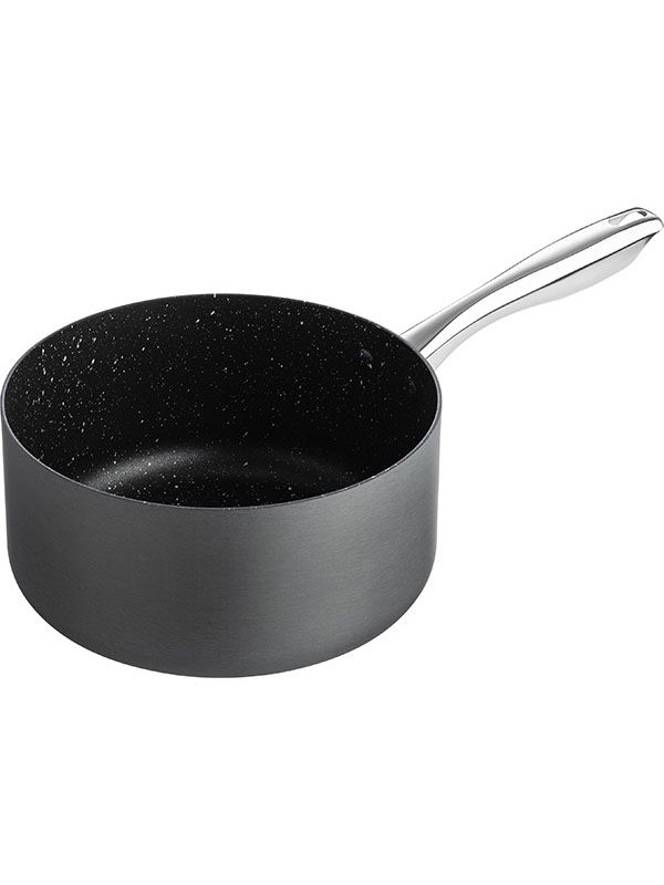 Сотейник «Уитфорд»;алюм.литой,сталь нерж.;4л;D=22,H=11см;граф.,черный