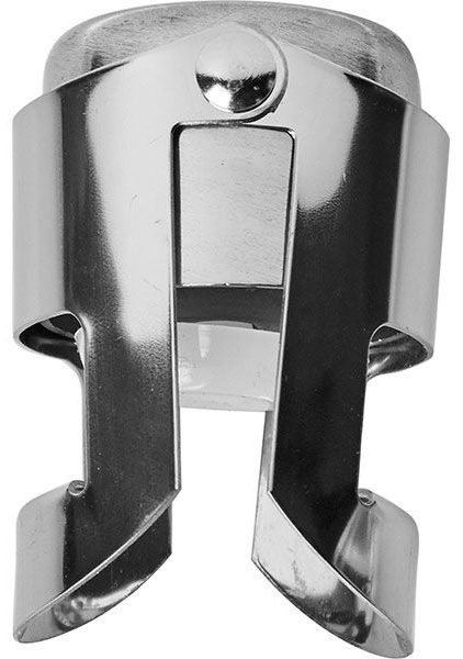 Пробка для шампанского «Пробар»;сталь нерж.;D=4,H=6см;серебрист.