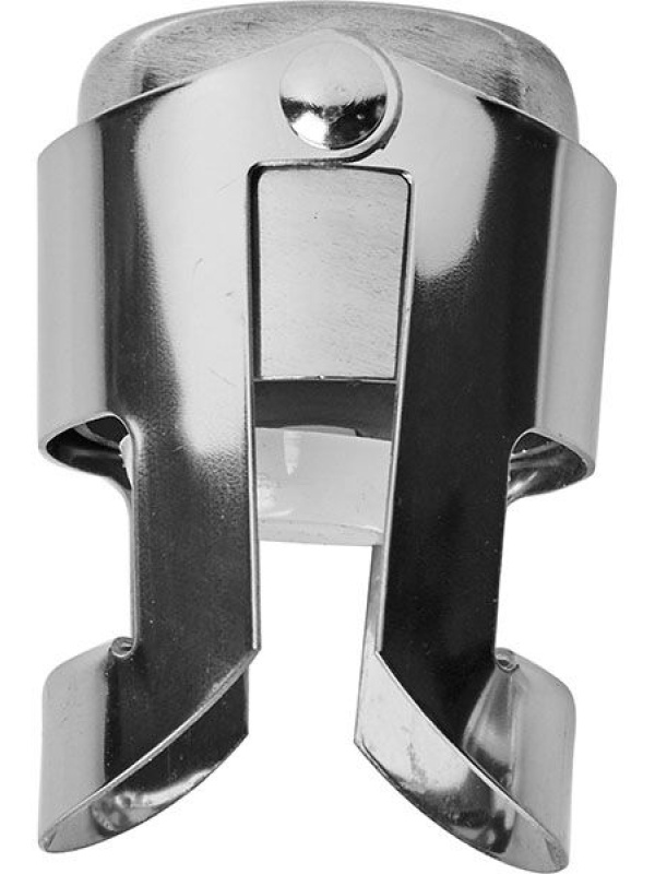 Пробка для шампанского «Пробар»;сталь нерж.;D=4,H=6см;серебрист.