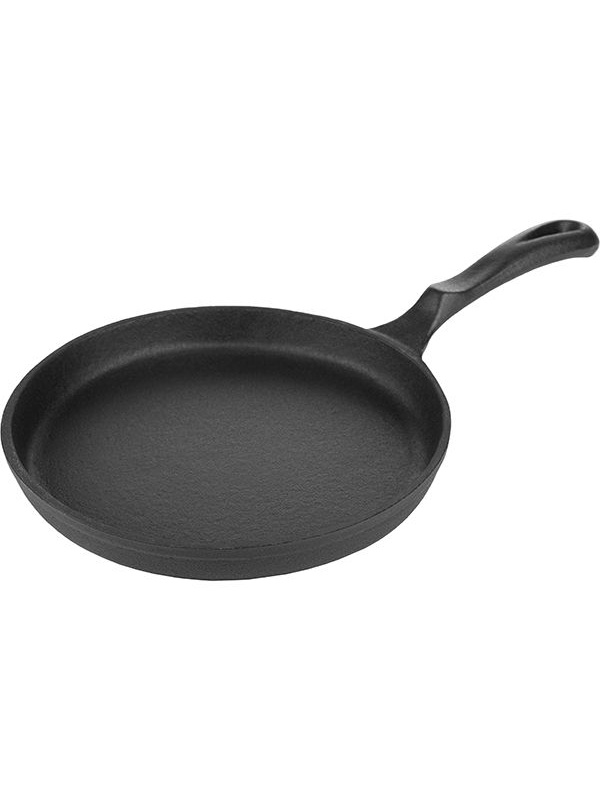 Сковорода для блинов «Эмбер Каст Мэтт»;чугун;D=200,H=25мм;черный