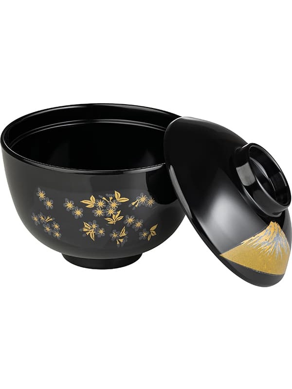 Мисосупница;пластик;300мл;D=110,H=68мм;черный