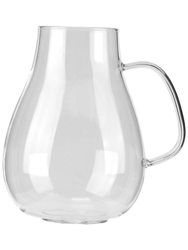 Кувшин термостойкий без носика;стекло;1,8л;D=80,H=200,L=117мм;прозр.